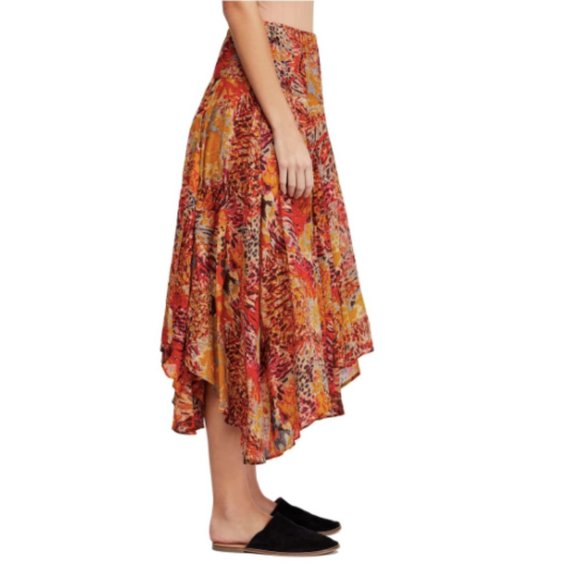 Free People Fallon Print Wide Leg Pant XS & Small - Picture 3 of 7